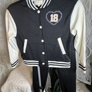 Love Kids Matching Set in Black and White